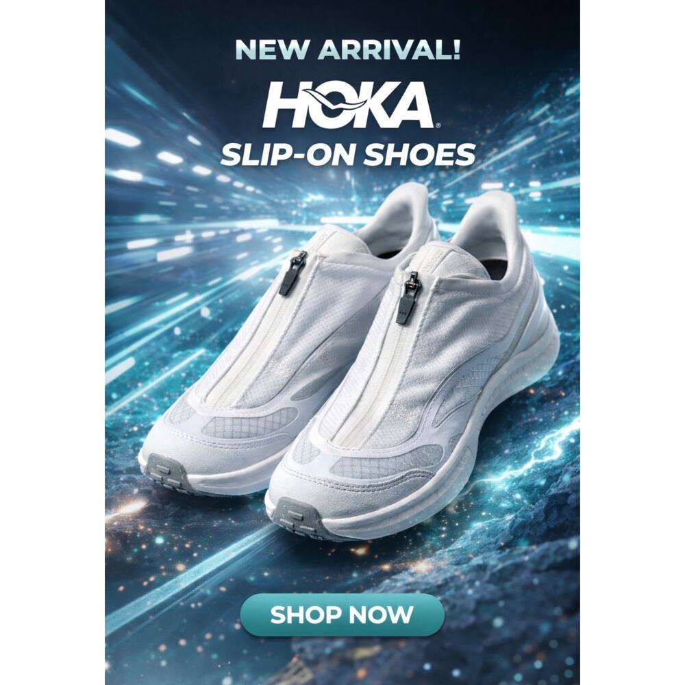 Hoka One One HOKA Project Transport White Cosmic Grey Size 11 Women